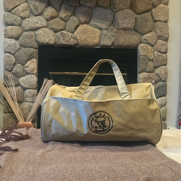 Falchi Sport Vintage Duffle Bag in Gold